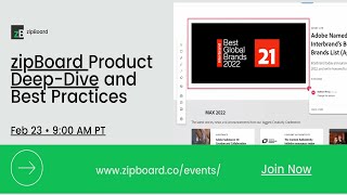Watch zipBoard Product Deep-Dive and Best Practices | Webinar Recording | zipBoard - 2023