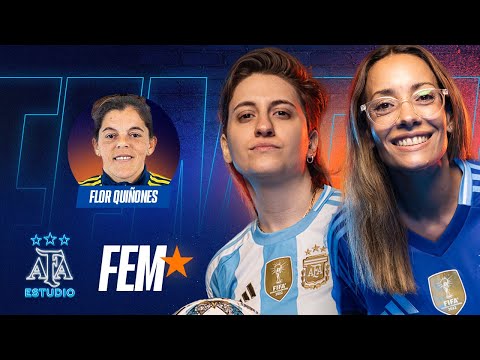 FLOR QUIÑONES en AFA ESTUDIO FEM con Carolo Vázquez e Ivi Rodríguez | EN VIVO