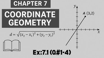 9th new maths | ch#7 (Ex: 7.1) | Q#1-4 | coordinate geometry | Sir Hafiz Jawad | easy method imp