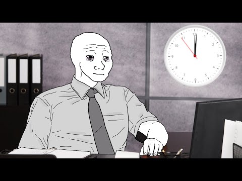 Wojak escapes the wage slavery