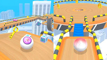 Sky Rolling Ball 3D All Level Gameplay Walkthrough Android ios