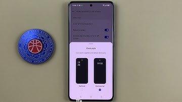 How to change the lock screen clock style on OPPO Reno10 5G Android 13