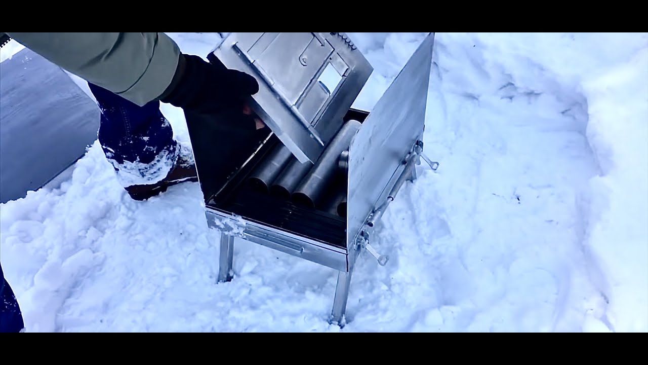 Складная походная печь