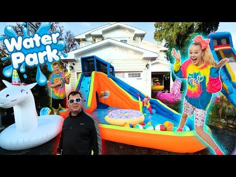 I TURNED OUR FRONT YARD INTO A WATERPARK!!!! - I TURNED OUR FRONT YARD INTO A WATERPARK!!!!