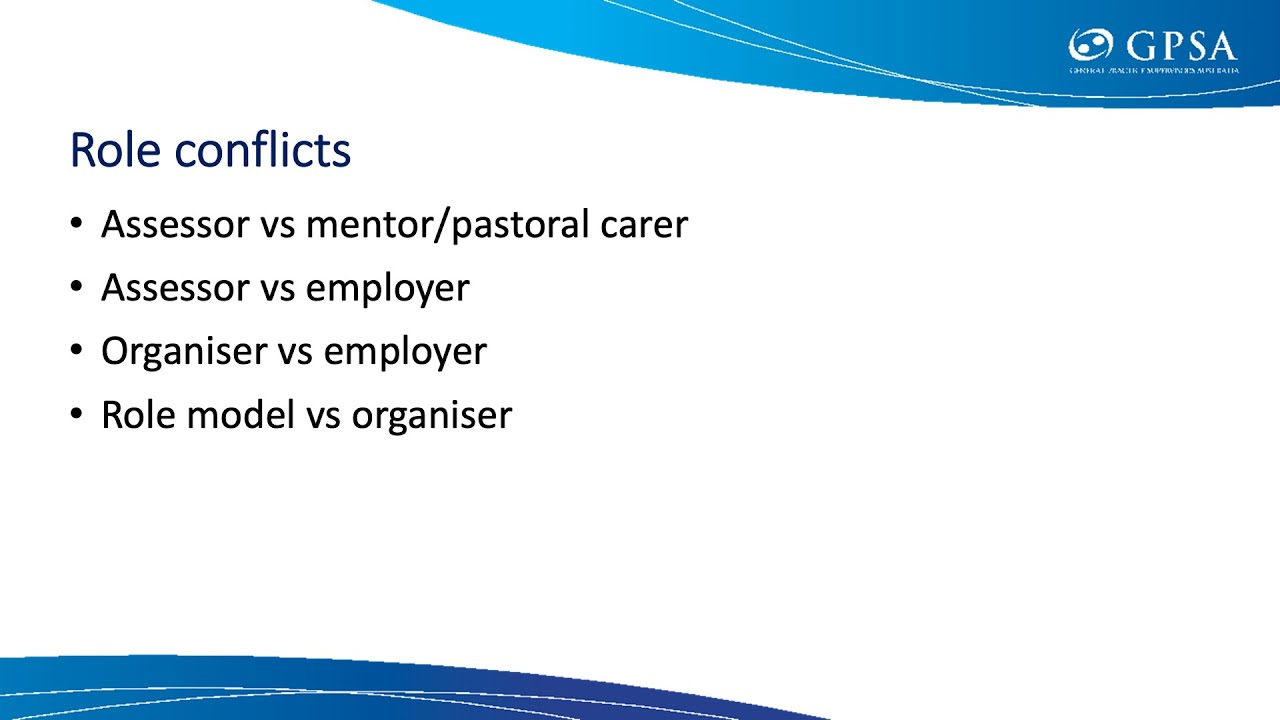 Conflicts in the GP Supervisors Role - YouTube