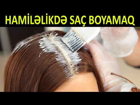 Video: Hamilə qadınlar saçlarını erkən boyaya bilərlərmi?