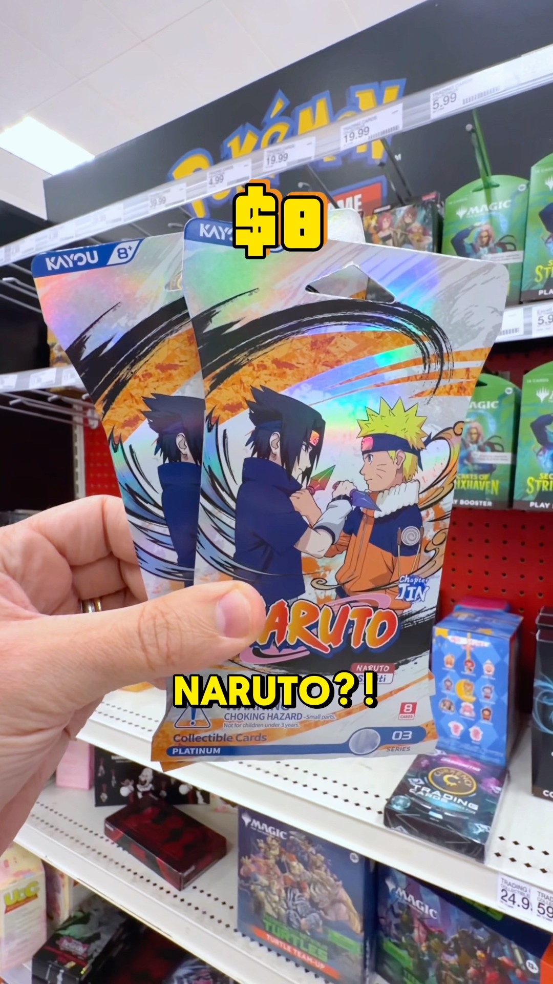 What's Inside Naruto Chapter Jin Series 3 Packs AT TARGET