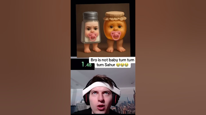 Bro is not Baby Tum Tum Tum Sahur