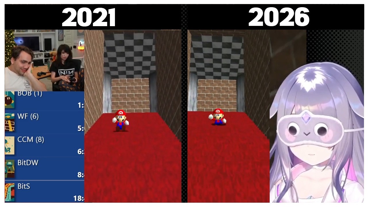 Biboo Reminds Me of a Classic Meme While Playing Mario 64!!