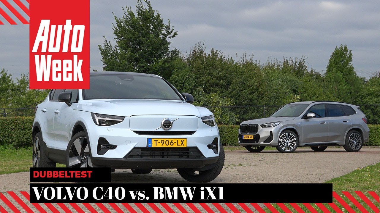 Volvo C40 vs. BMW iX1 - AutoWeek Dubbeltest - YouTube