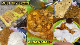 😍Top 5 Street Food in Anna Nagar - Part 1♥️ | Nive’s Vlog