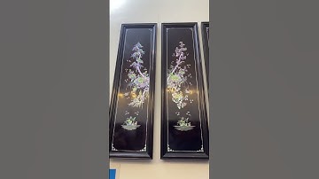 tranh khảm trai tùng cúc trúc mai