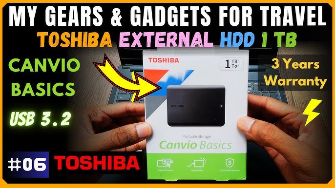 Toshiba Canvio Basics 2022 4 To Noir - Disque dur externe - Garantie 3 ans  LDLC