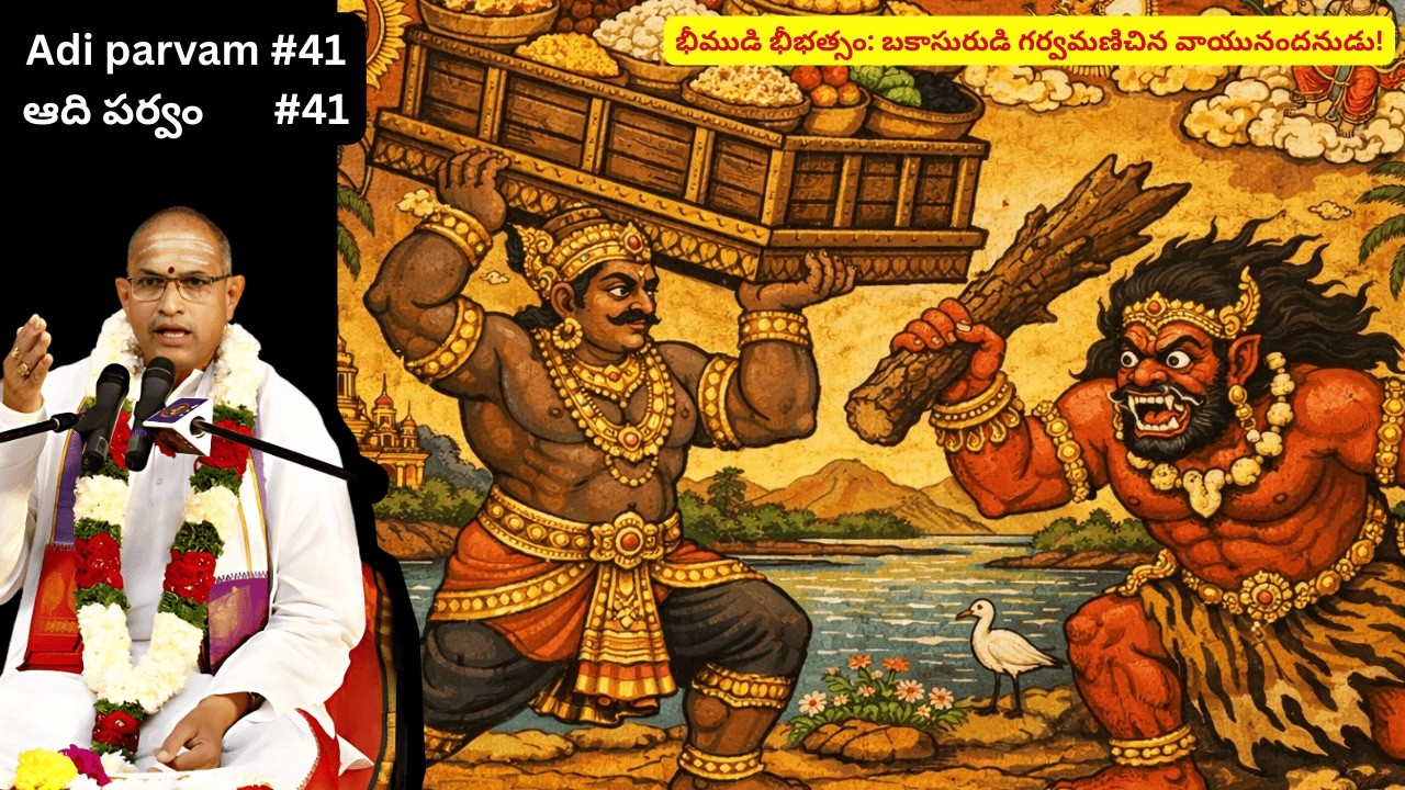 మహాభారతం – ఆది పర్వం - 41 | Mahabharatam Adi parvam - 41 by Sri Chaganti Koteswara Rao Garu.