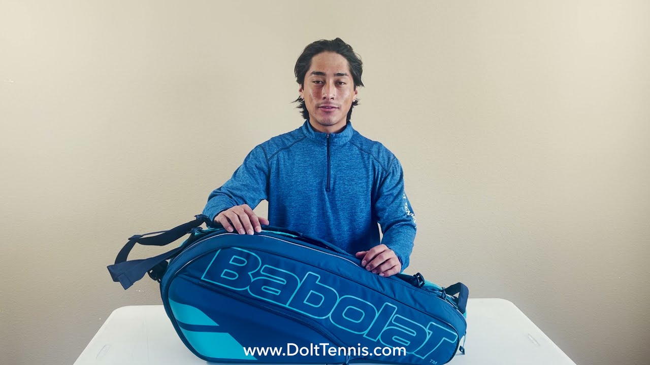 Babolat Pure Drive 10th Gen Blue 6x Racquet Holder Tennis Bag