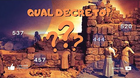 Quem decretou a reconstrução de Jerusalém?