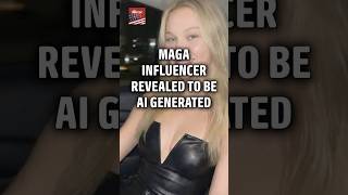 MAGA Influencer Revealed to be Completely AI Generated  #republicans #tech #socialmedia #news