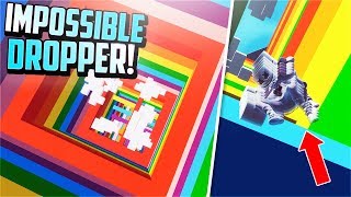 This Fortnite RAINBOW DROPPER Map is IMPOSSIBLE! (w\/ Code)