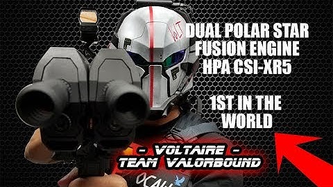 Dual HPA Airsoft Gun, Dual Polarstar Fusion Engine 1st in the world CSI-XR5 aeg rifle Part 1