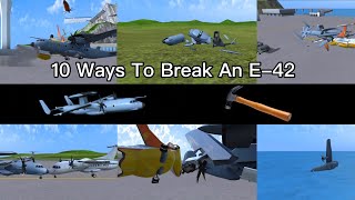 10 Ways To Break An E42 Aircraft | Turboprop Flight Simulator