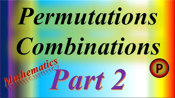 11m0502 IN HINDI Permutation and Combination accumulation क्रमचय और संचय Part 2 ✅