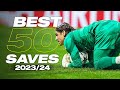 Best 50 Goalkeeper Saves 2023/24 | HD