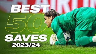 Best 50 Goalkeeper Saves 2023/24 | HD