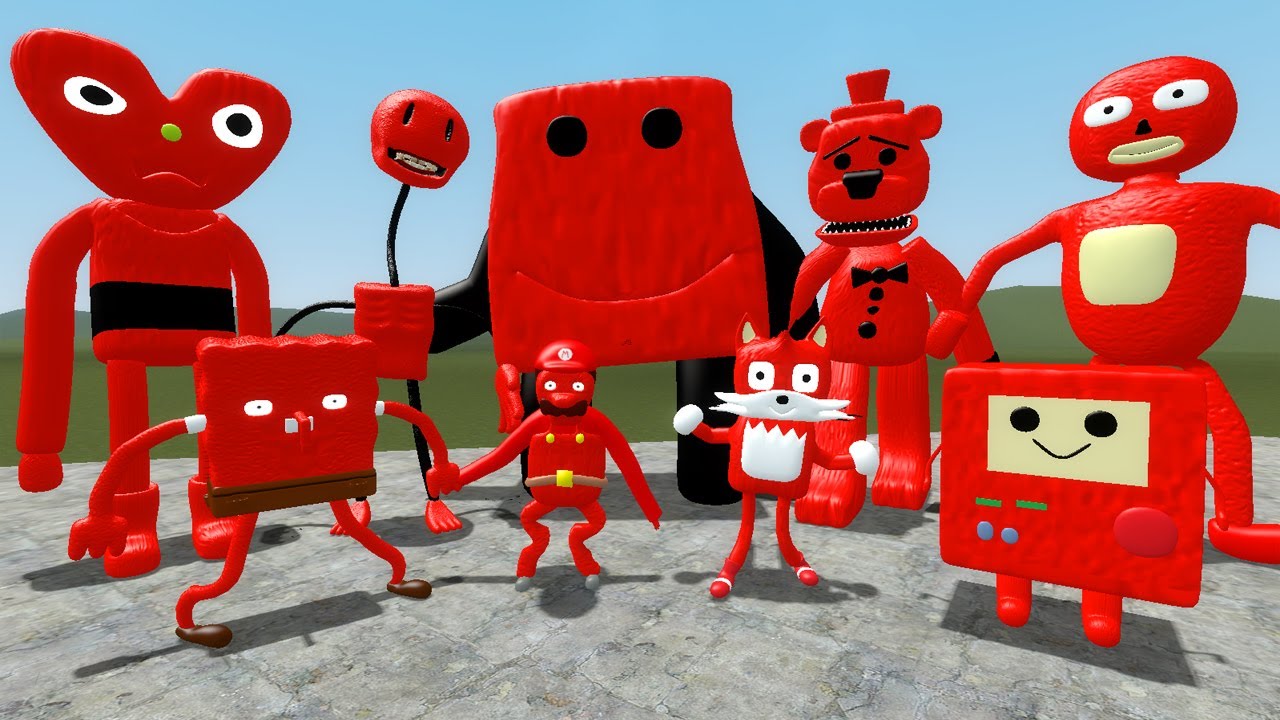 3D SANIC CLONES MEMES BUT ALL TURN RED [Garry's Mod]