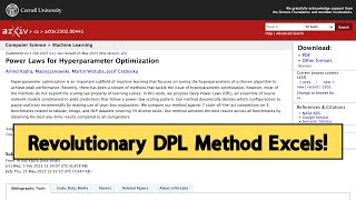 Famous Revolutionary Hyperparameter Optimization Method for Machine Learning - Deep Power Laws (DPL) Net Worth