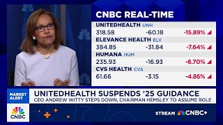 UnitedHealth suspends 2025 guidance, CEO Andrew Witty steps down