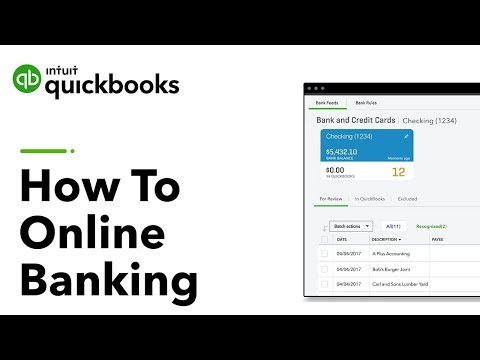 How To Online Banking in QuickBooks | US Tutorial