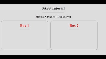 SASS Tutorial Part 6 ( Mixins Advance ) in Bangla