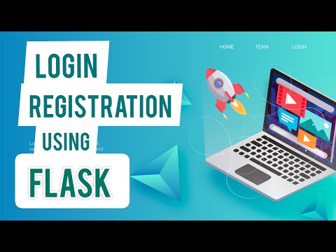 Creating a Login and Registration system using Flask