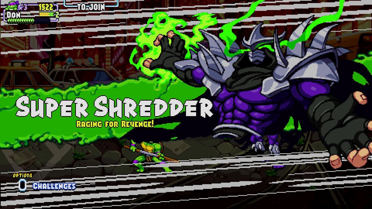 TMNT Shredder's Revenge Super Shredder with Classic Boss Music (The