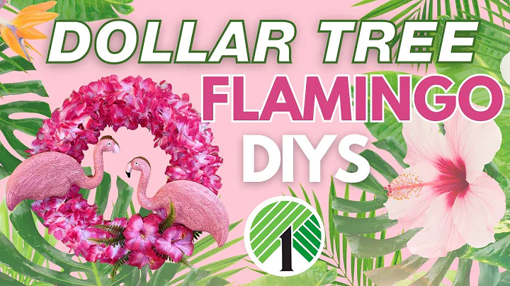 🦩 FLAMINGO Frenzy: 16 Dollar Tree Summer DIYS to Brighten Up your Space!