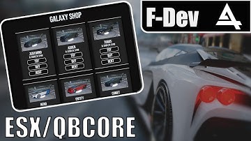 FiveM Script [ESX] [QBCore] - F_VehicleShop with UI