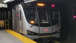 (Burnt Out Marker Light) TTC 134 (Toronto Rocket) - 6021-6026 Departing Union
