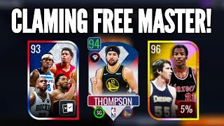 CLAMING FREE 93 MASTER!!! 94 OVR KLAY THOMPSON!!! PACK OPENING!!! NBA LIVE MOBILE SEASON 6
