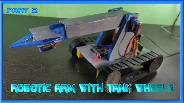 how to make robotic arm with tank wheels using arduino part 2 [ hindi] ||  VD TECH Enthusiast