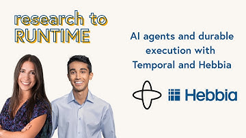 AI agents and durable execution with  Temporal and Hebbia | Full discussion
