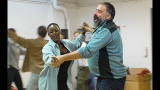 A Christmas Carol In The Rehearsal Room With Christopher Eccleston As Scrooge