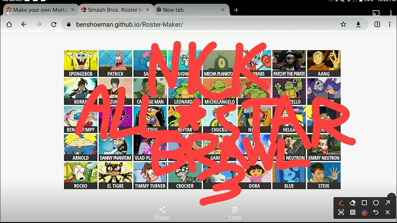 Nickelodeon All-Star Brawl 3 Dream Roster - YouTube