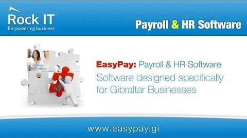 EasyPay Gibraltar Payroll & HR Software