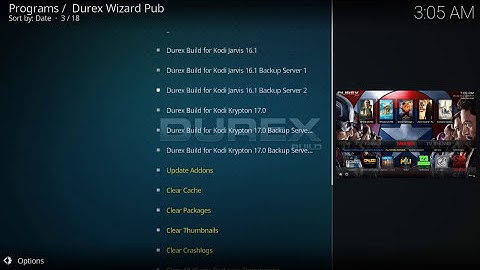 How to install Durex build kodi krypton v17.1