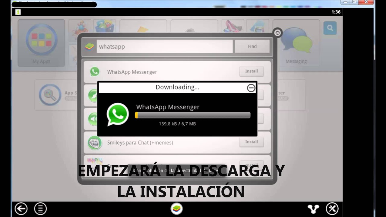 Instalar Whatsapp En El Ordenador Gratis Youtube