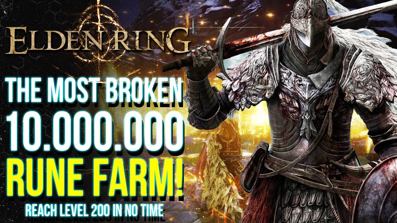 Elden Ring - By Far The Most Broken 10.000.000 Rune Farm Spot For Early & Late Game |Elden Ring Tips
