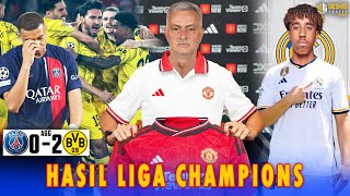 HASIL LIGA CHAMPION: Dortmund ke Final Usai Permalukan PSG - Ten Hag Out, Mourinho Siap Latih MU