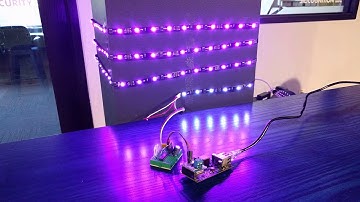 wESP32 Arduino demo with 5 meter WS8211 LED strip