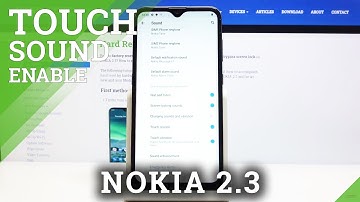How to Enable Touch Sounds in NOKIA 2.3 - Disable Touch Tone