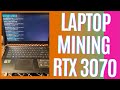 Laptop Ethereum and Crypto Mining | MSI GP66 | Mobile RTX 3070
